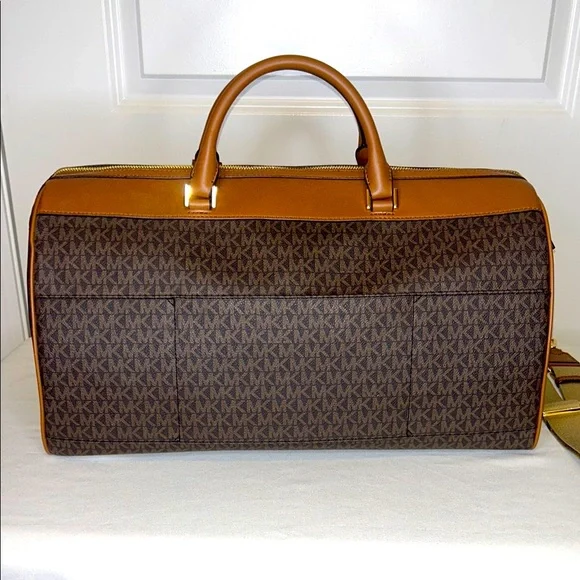 Michael Kors Jet Set Travel Extra-Large Signature Logo Duffel Bag - Picture 6 of 15